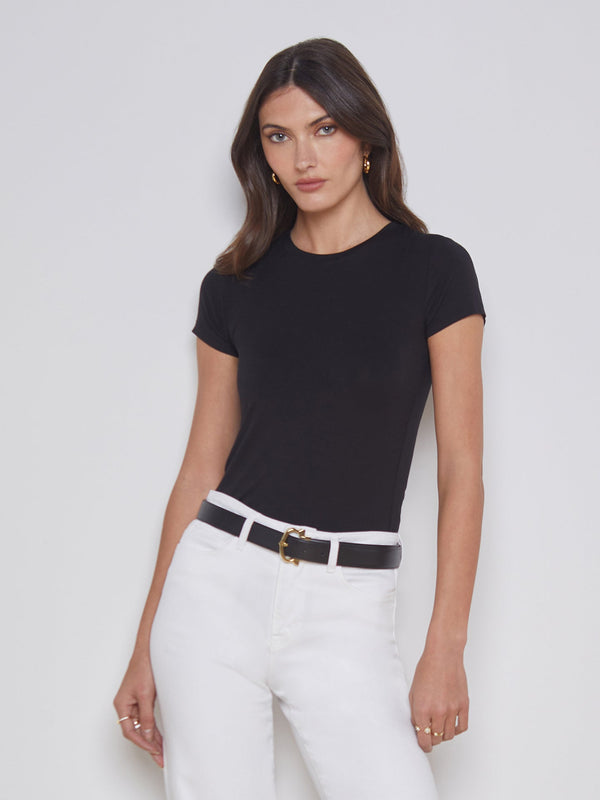Ressi Fitted Tee - Black