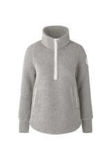 SEVERN FLEECE 1/2 ZIP SWEATER HUMANATURE - GREIGE