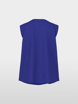 Sleeveless Pleated Top