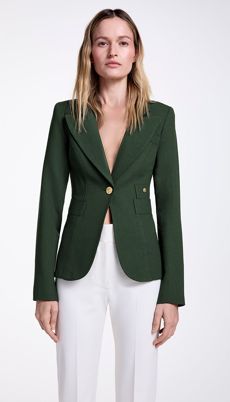Classic Duchess Blazer - Forest