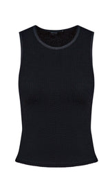 Muscle Rib Tank - Black Rib