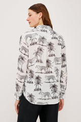 Charli shirt - Ivory Bengal