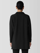 Cozy Brushed Terry Hug Henley Long Top