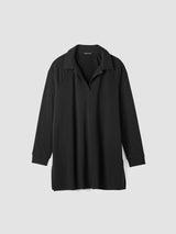 Cozy Brushed Terry Hug Henley Long Top