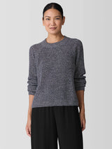 Recycled Cotton Twist Mock Neck Top