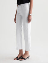 Brinley Crop Jean - Gallery White