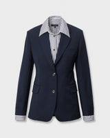 Frank Mixed-Media Blazer