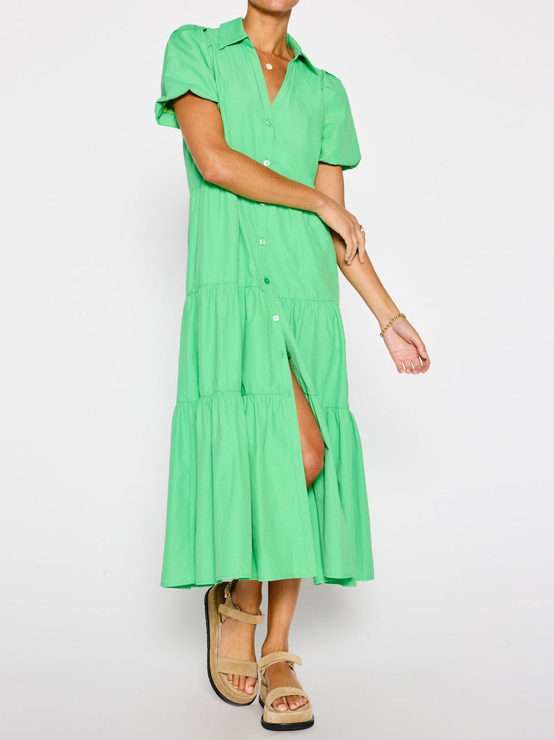 The Havana Dress - Derby Green