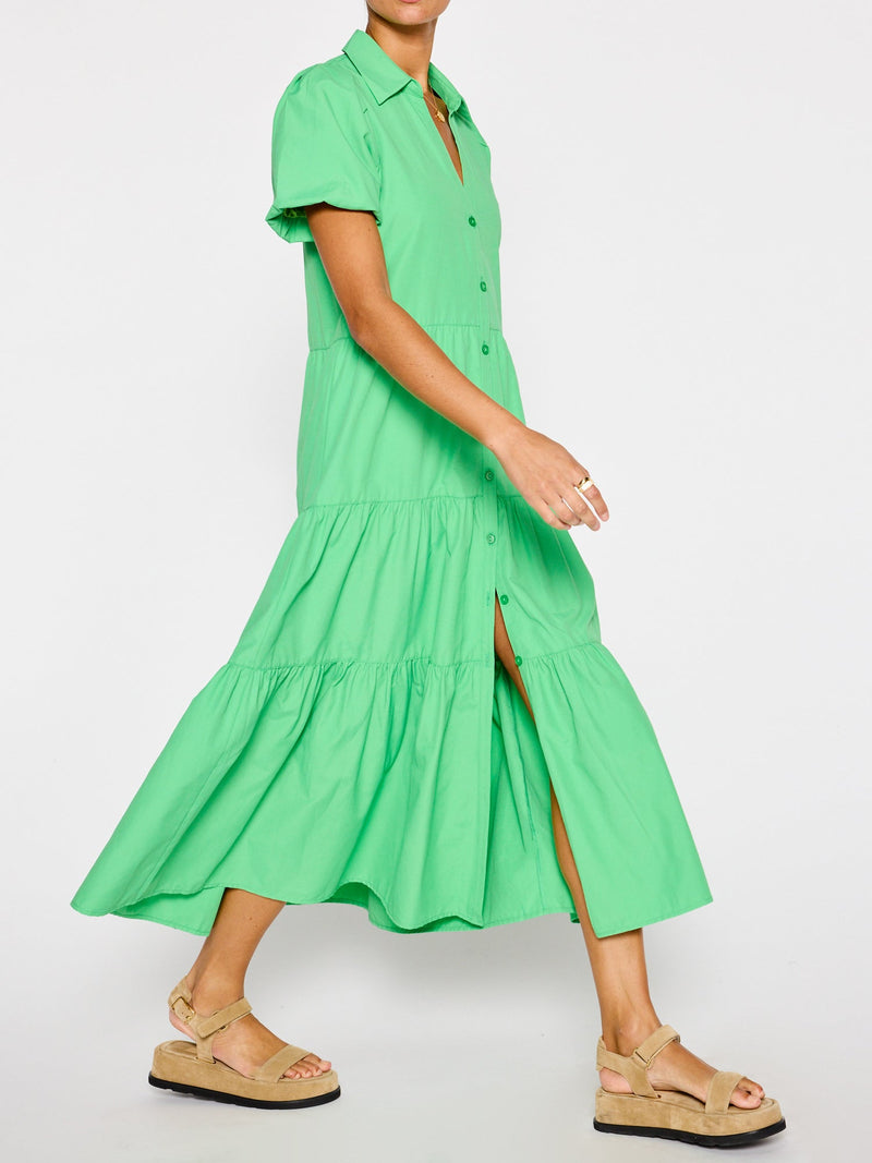 The Havana Dress - Derby Green