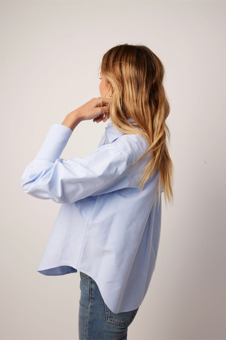 ISABEL SHIRT - BLUE OXFORD  by