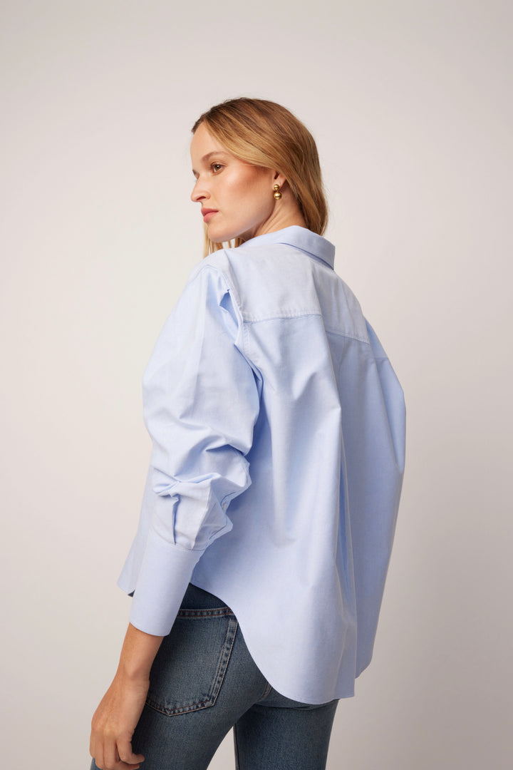 ISABEL SHIRT - BLUE OXFORD  by