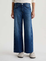 Saige Wide Leg Crop Jean - Watermist