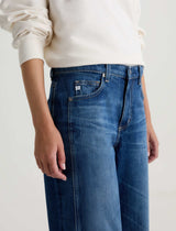 Saige Wide Leg Crop Jean - Watermist