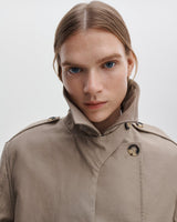 Jamie Cropped Trench Coat