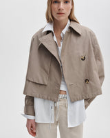Jamie Cropped Trench Coat