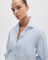 Lucia Striped Poplin Shirt