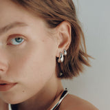 Luna Hoops - Small - Silver