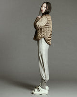 L Chev Bomber Reversible - Cocoa & Clay