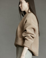 Sherpa Sweatshirt - Camel