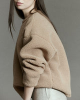 Sherpa Sweatshirt - Camel