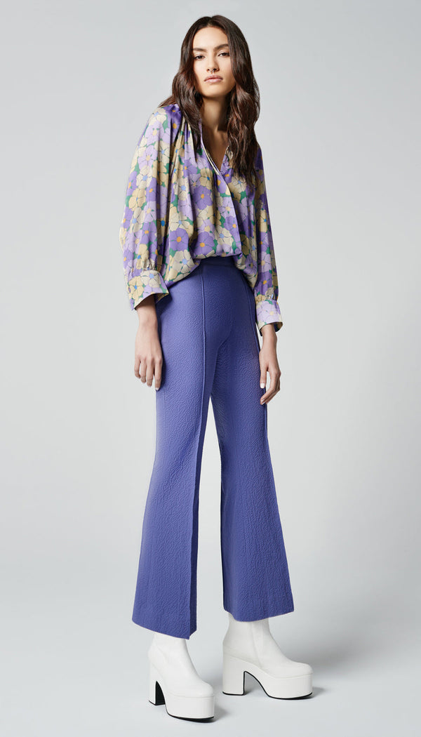 CROPPED PINTUCK PANT