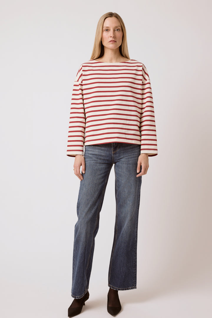 Marin Top - Red Stripe