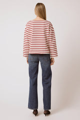 Marin Top - Red Stripe