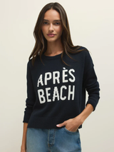 Apres Beach Sienna Sweater - Navy