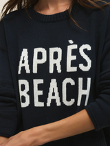 Apres Beach Sienna Sweater - Navy