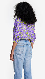 Shirred Pocket Blouse