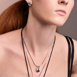 Petal Pendant Medium - Silver
