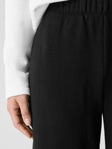Organic Cotton French Terry Straight Pant