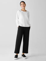 Organic Cotton French Terry Straight Pant