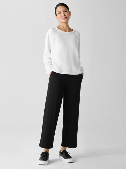 Organic Cotton French Terry Straight Pant
