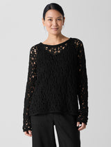 Peruvian Organic Cotton Cord Crew Neck Top