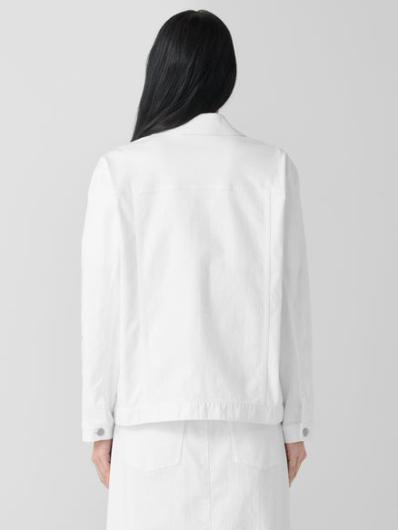 Garment-Dyed Organic Cotton Denim Jacket