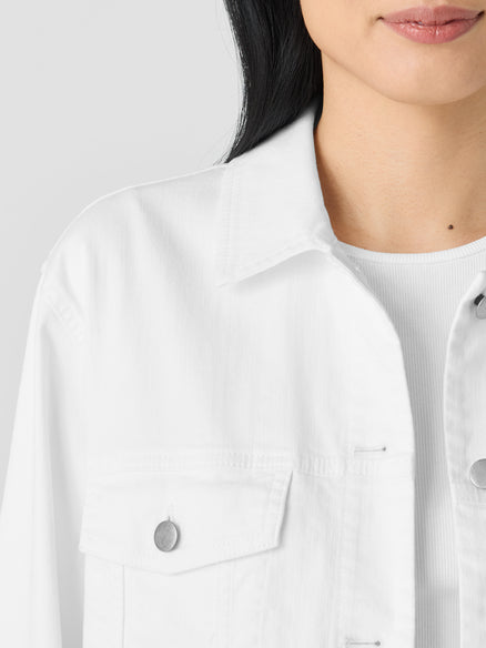 Garment-Dyed Organic Cotton Denim Jacket