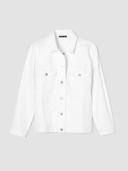 Garment-Dyed Organic Cotton Denim Jacket