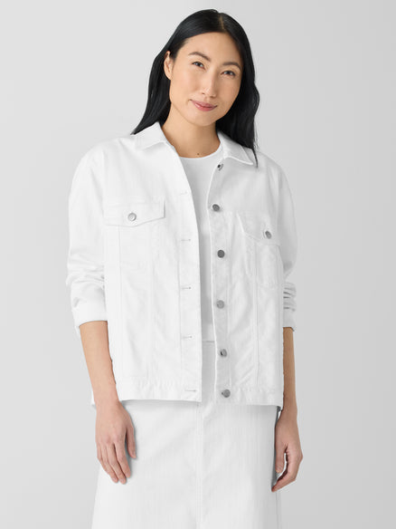 Garment-Dyed Organic Cotton Denim Jacket
