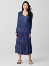 Organic Linen Cotton Cropped Cardigan