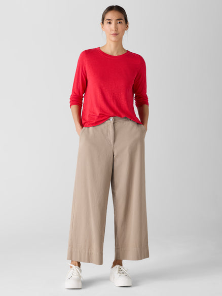 Organic Linen Jersey Long-Sleeve Tee