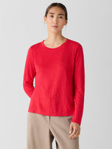 Organic Linen Jersey Long-Sleeve Tee