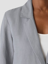 Linen Silk Twill Blazer