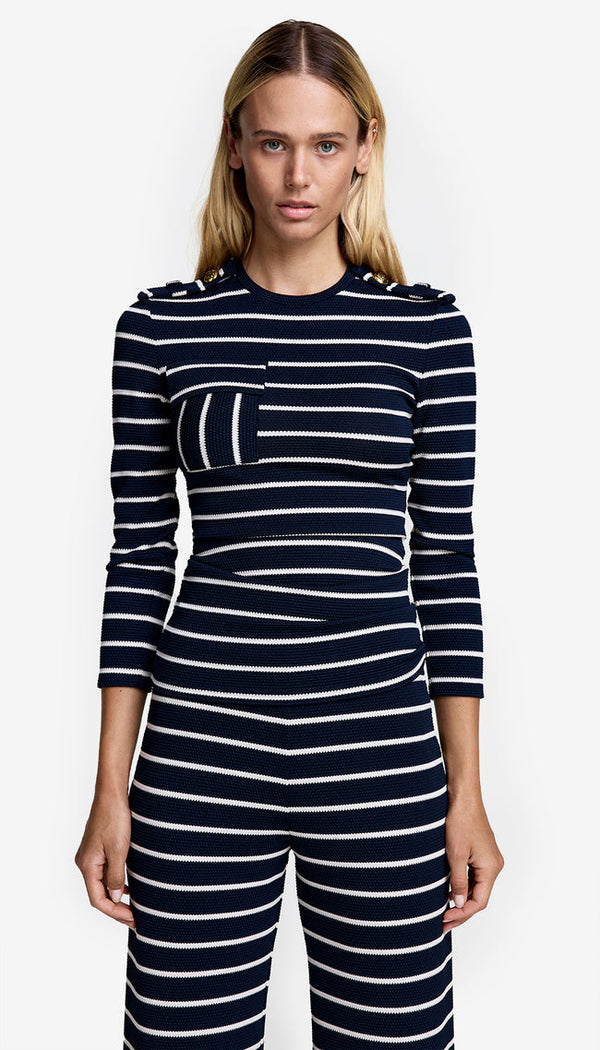 Nautical Knit Top