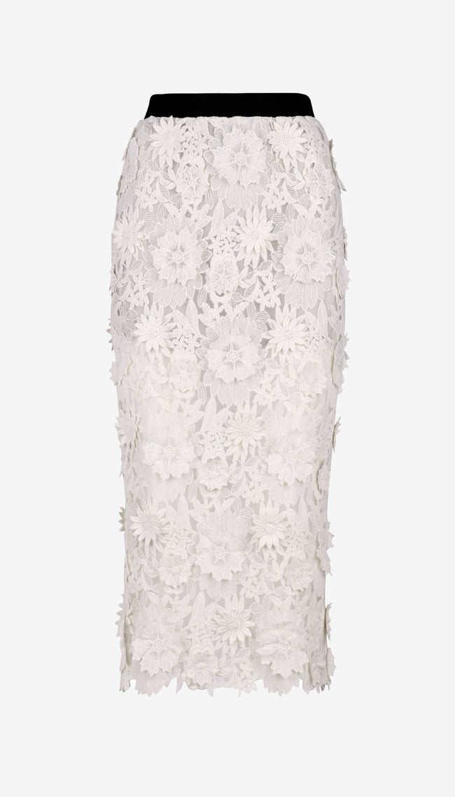 Applique Pencil Skirt