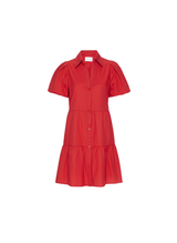 The Havana Mini Dress - Carmine Red