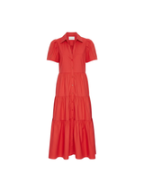 The Havana Dress - Carmine Red