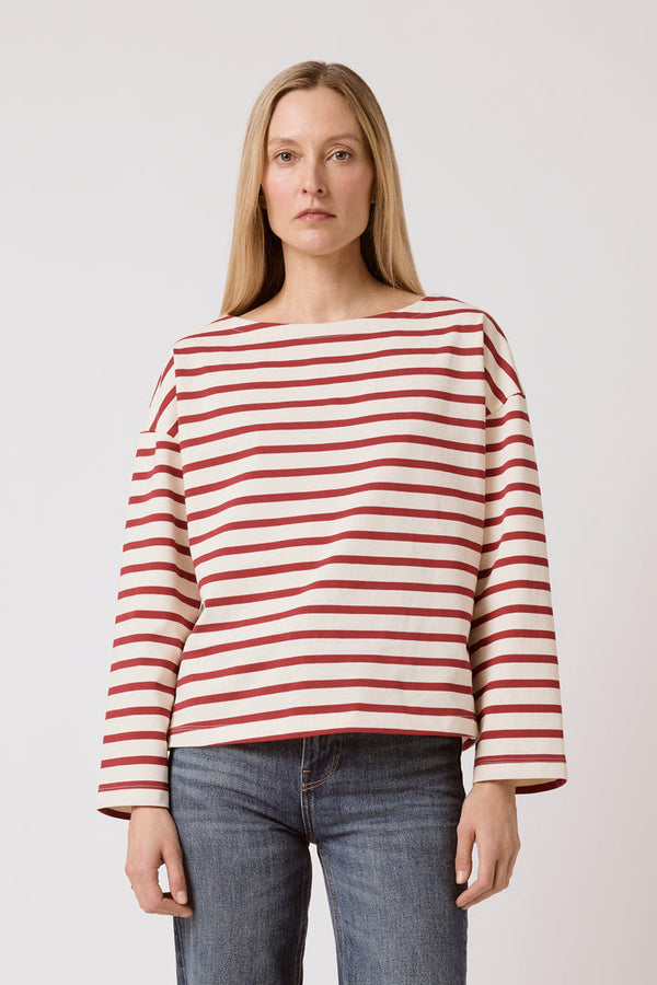 Marin Top - Red Stripe
