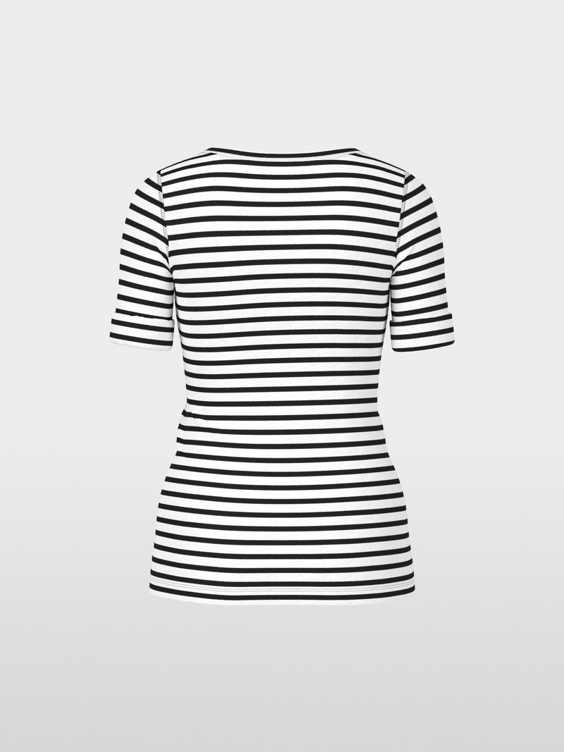 Striped T-shirt made of cotton rib