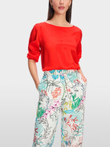 Feminine blouse in pure silk